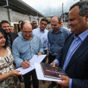 SEDUC- RS - Na tarde desta sexta-feira (03/03) o governador José Ivo Sartori e o secretário estadual de educação, Luís Alcoba de Freitas, visitaram a escola estadual Danton Correa da Silva na cidade de Canela/RS FOTO: RODRIGO RODRIGUES/SEDUC