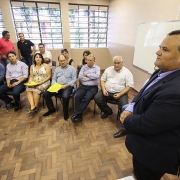 SEDUC- RS - Na tarde desta sexta-feira (03/03) o governador José Ivo Sartori e o secretário estadual de educação, Luís Alcoba de Freitas, visitaram a escola estadual Danton Correa da Silva na cidade de Canela/RS FOTO: RODRIGO RODRIGUES/SEDUC