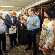SEDUC- RS - Na tarde desta sexta-feira (03/03) o governador José Ivo Sartori e o secretário estadual de educação, Luís Alcoba de Freitas, visitaram a escola estadual Danton Correa da Silva na cidade de Canela/RS FOTO: RODRIGO RODRIGUES/SEDUC
