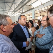 SEDUC- RS - Na tarde desta sexta-feira (03/03) o governador José Ivo Sartori e o secretário estadual de educação, Luís Alcoba de Freitas, visitaram a escola estadual Danton Correa da Silva na cidade de Canela/RS FOTO: RODRIGO RODRIGUES/SEDUC