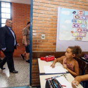 SEDUC- RS - Na tarde desta sexta-feira (03/03) o Secretário Estadual de Educação, Luís Alcoba de Freitas, visitou a escola estadual Neusa Mari Pacheco na cidade de Canela/RS FOTO: RODRIGO RODRIGUES/SEDUC