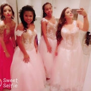 Vestidos foram doados para o evento