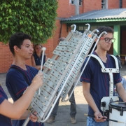Alunos da Banda Marcial 