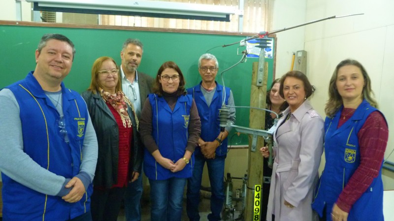 Faisal Karam visitou Escola Cimol nesta quinta-feira (12)