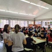 Primeiro dia de aula foi marcado por revitalização dos espaços escolares e inauguração de salas multimídia