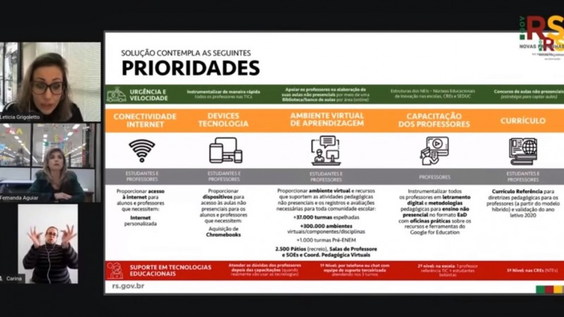 1º encontro da Jornada Pedagógica ocorreu na tarde dessa segunda-feira (15) com transmissão ao vivo pelo Facebook e Youtube