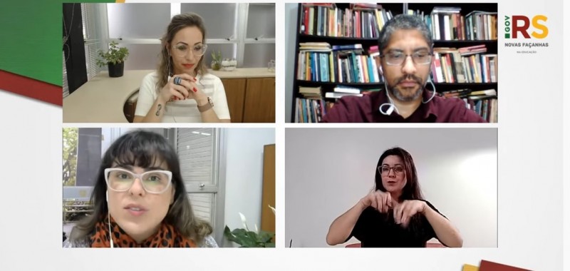 Live de abertura ocorreu no dia 9 de novembro e contou com a presença de representantes da Seduc e do patrono da Feira do Livro