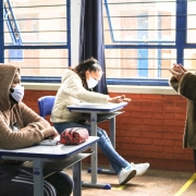 Secretária da Educação visitou às escolas