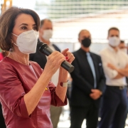 Secretária Raquel Teixeira falou sobre a importância desse tipo de obra