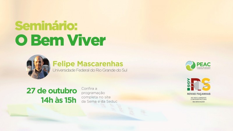 Seminário do PEAC ocorrerá nesta quarta-feira, 27