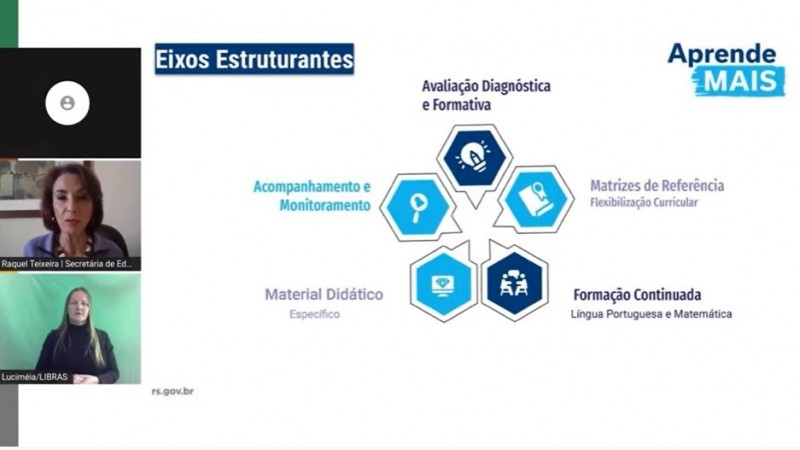 Secret&aacute;ria Raquel Teixeira apresentou os eixos estruturantes do Aprende Mais