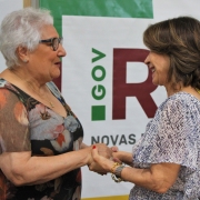 Secretária da Educação de Canoas, Beth Colombo representou o deputado Carlos Gomes