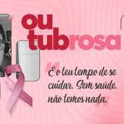 Card da Secretaria da Educação sobre o Outubro Rosa