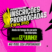 As inscrições devem ser feitas na Página do Participante até do dia 13 de junho