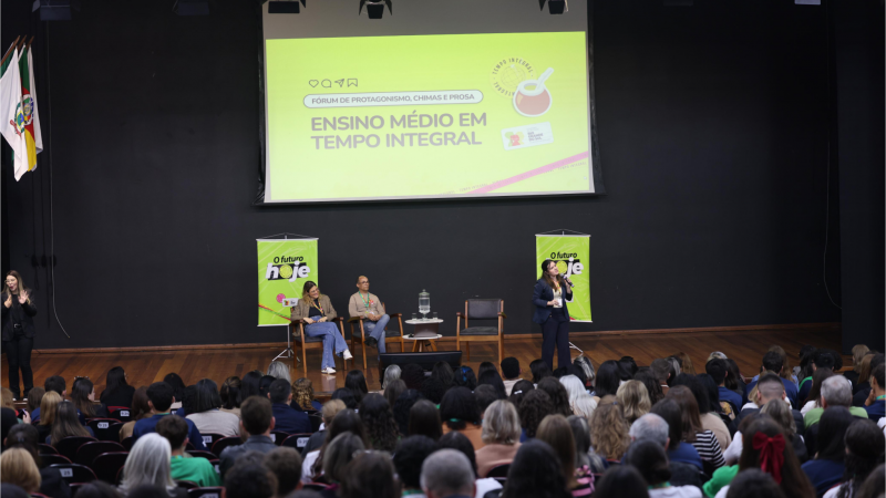 SEDUC promove &ldquo;F&oacute;rum de Protagonismo&rdquo; e &ldquo;Chimas e Prosa&rdquo; com destaques do Ensino M&eacute;dio em Tempo Integral ga&uacute;cho