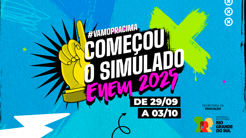 Capa Mat&eacute;ria Enem 2025 Simulado