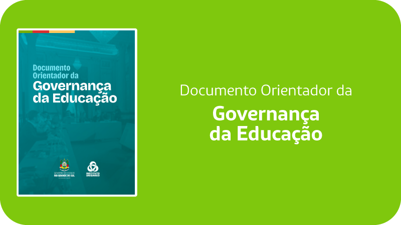 Banner Documento Orientador da Governança da Educação