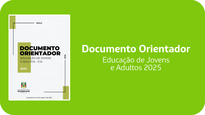 Banner Documento Orientador EJA 2025