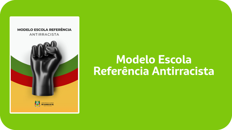 Banner Modelo Escola Referência Antirracista