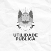 Imagem em tons de cinza com fundo que imita papel amassado. No centro, o bras&atilde;o do Rio Grande do Sul. Abaixo, em letras grandes e escuras, est&aacute; escrita frase "Utilidade P&uacute;blica".